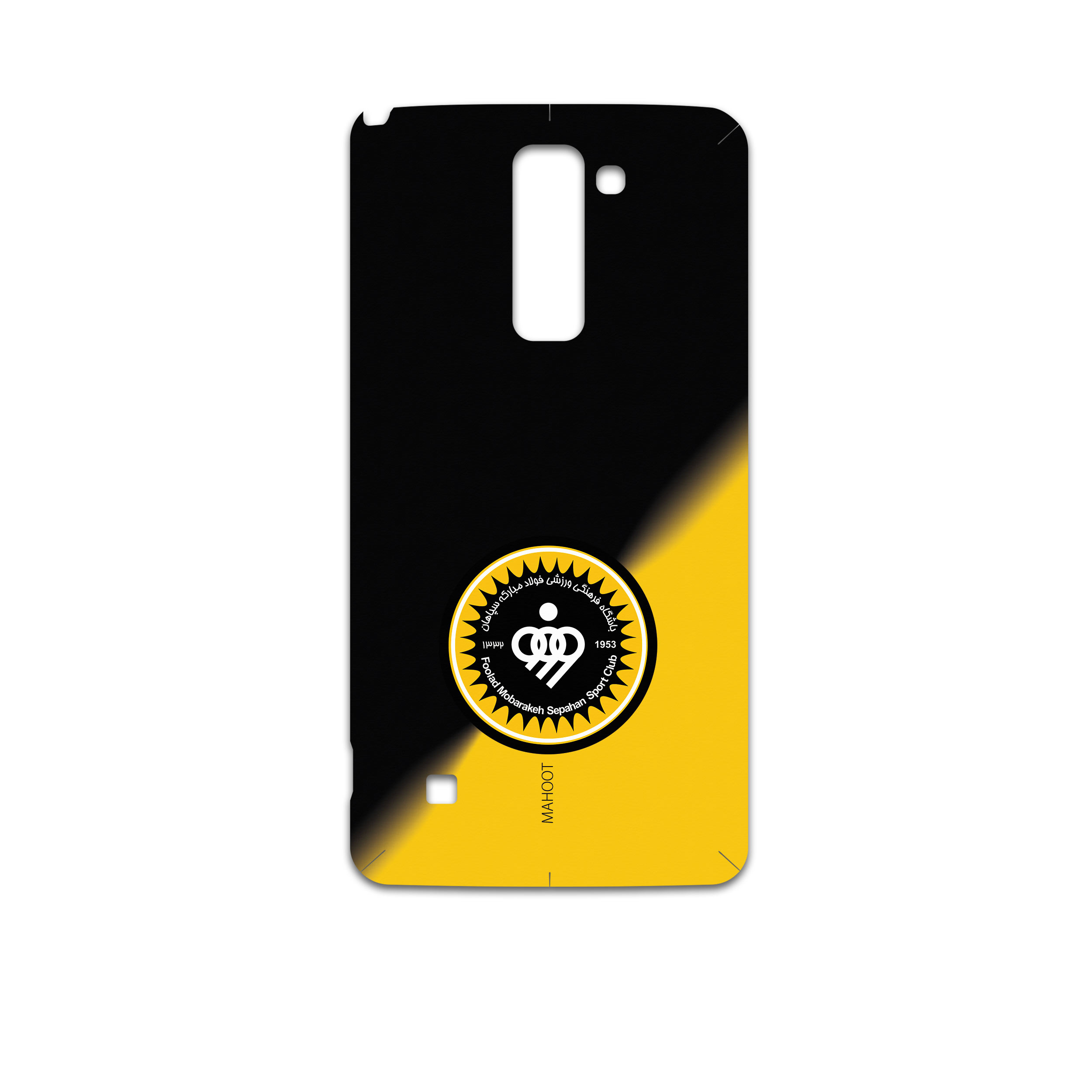 برچسب پوششی ماهوت مدل Sepahan-FC مناسب برای گوشی موبایل ال جی Stylus 2
