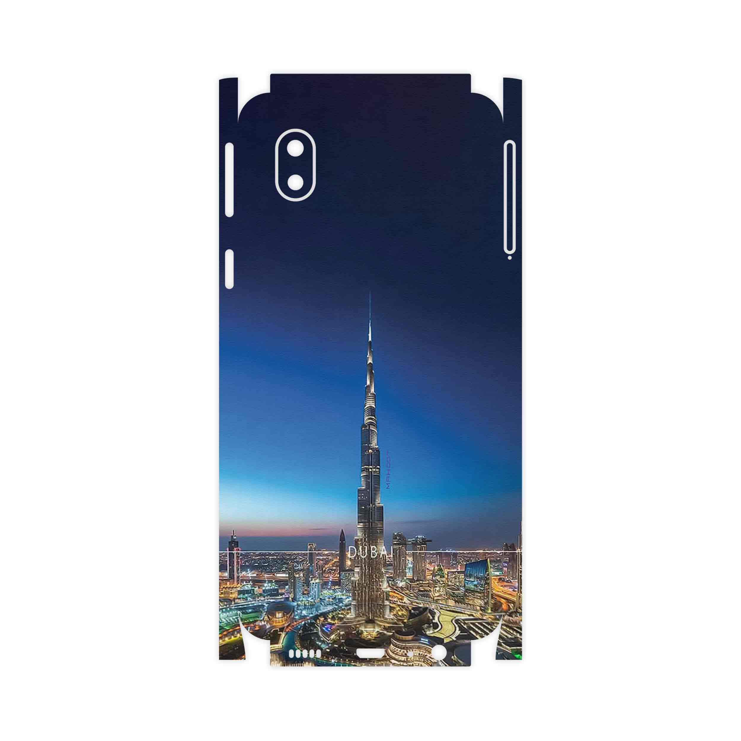 برچسب پوششی ماهوت مدل Dubai_City-FullSkin مناسب برای گوشی موبایل سامسونگ Galaxy A01 Core