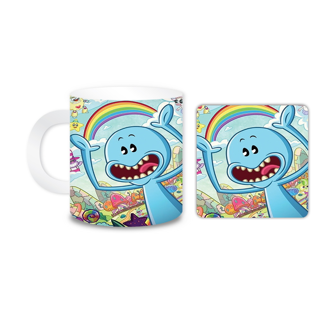 ماگ مدل کارتونی کد 136 به همراه زیر لیوانی