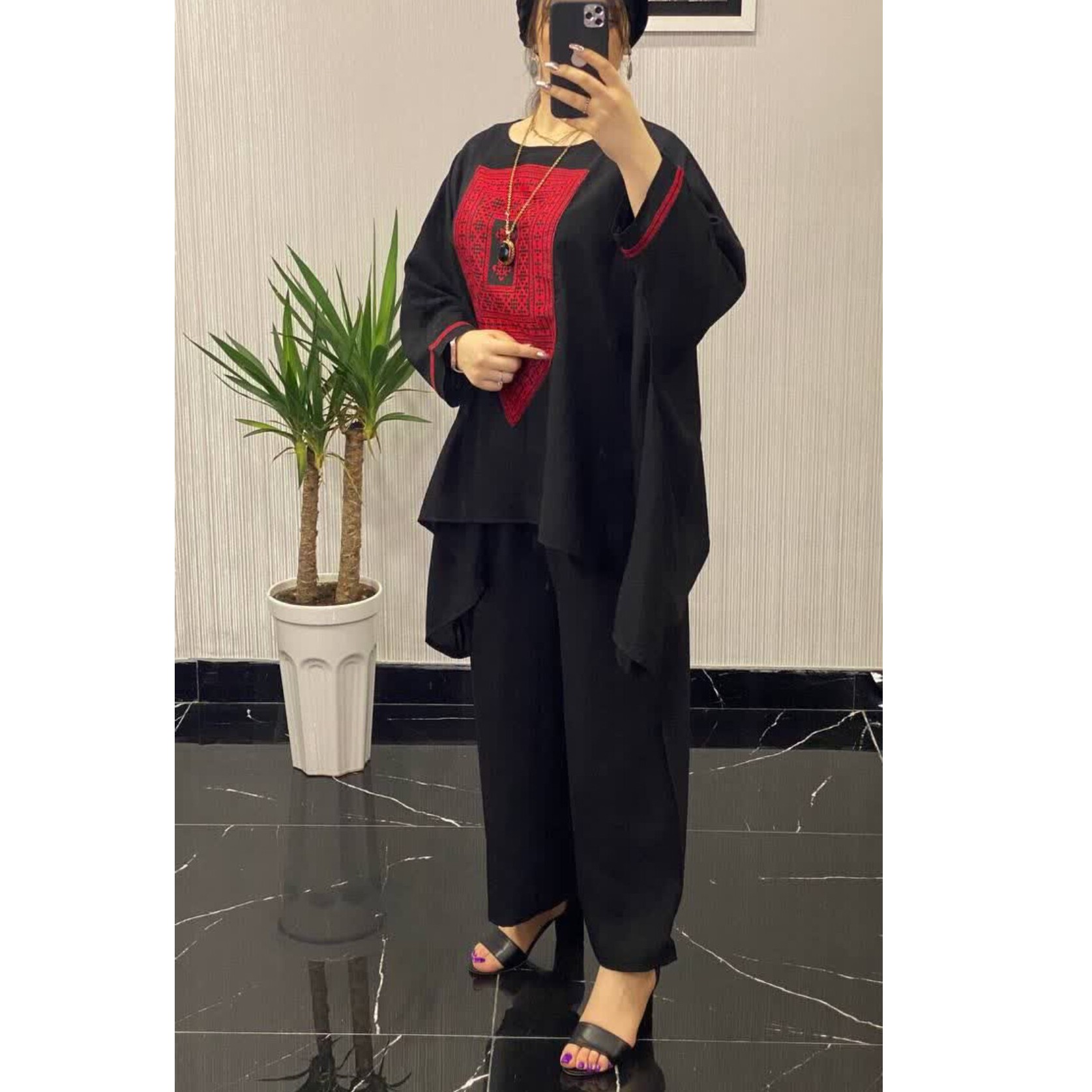 ست تونیک و شلوار بابوس