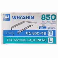 گیره پوشه واشین سایز 80 میلیمتری کد 850 بسته 50 عددی | چاوه