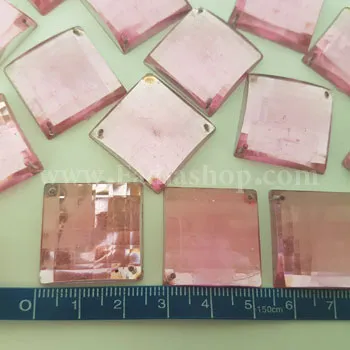 نگین مربع 25-25 رنگی