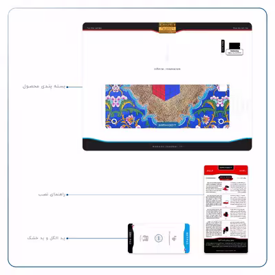 برچسب پوششی ماهوت مدل Maryams Mathematics مناسب برای تبلت سامسونگ Galaxy Tab A 9.7 2015 T555
