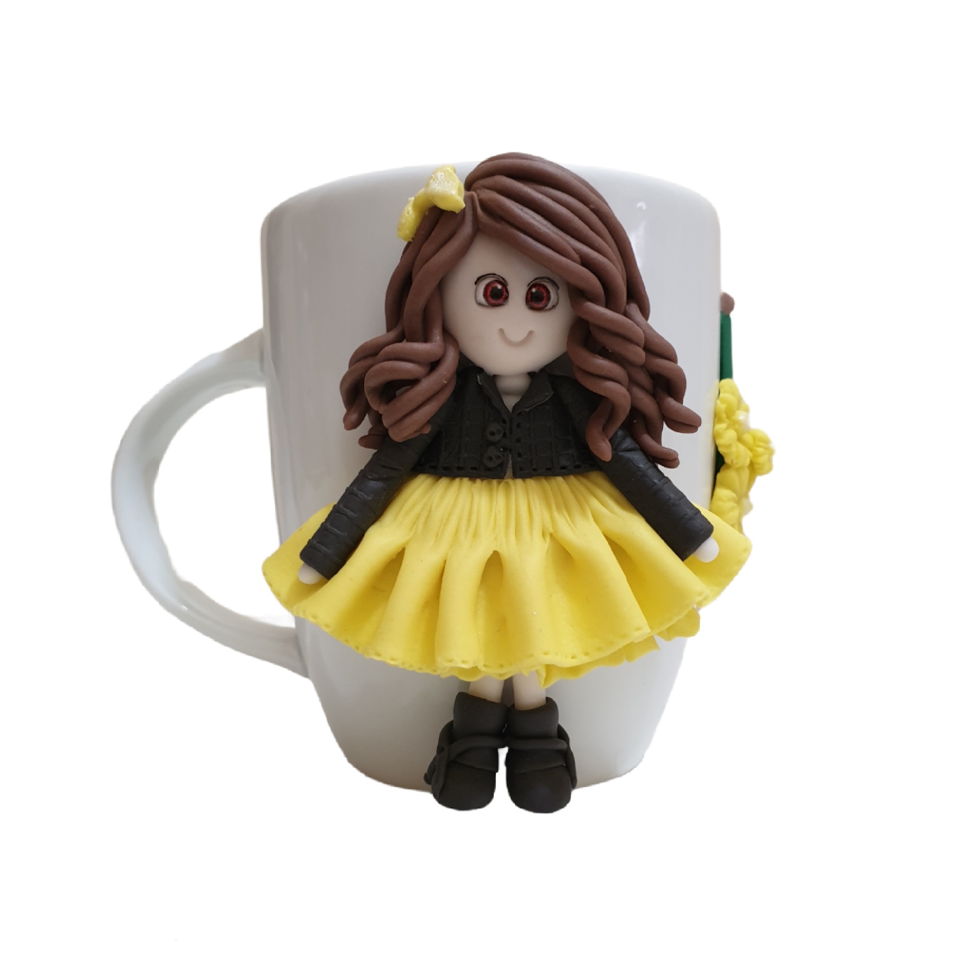 ماگ مدل عروسکی طرح معلم و دانش آموز کد 85 s00