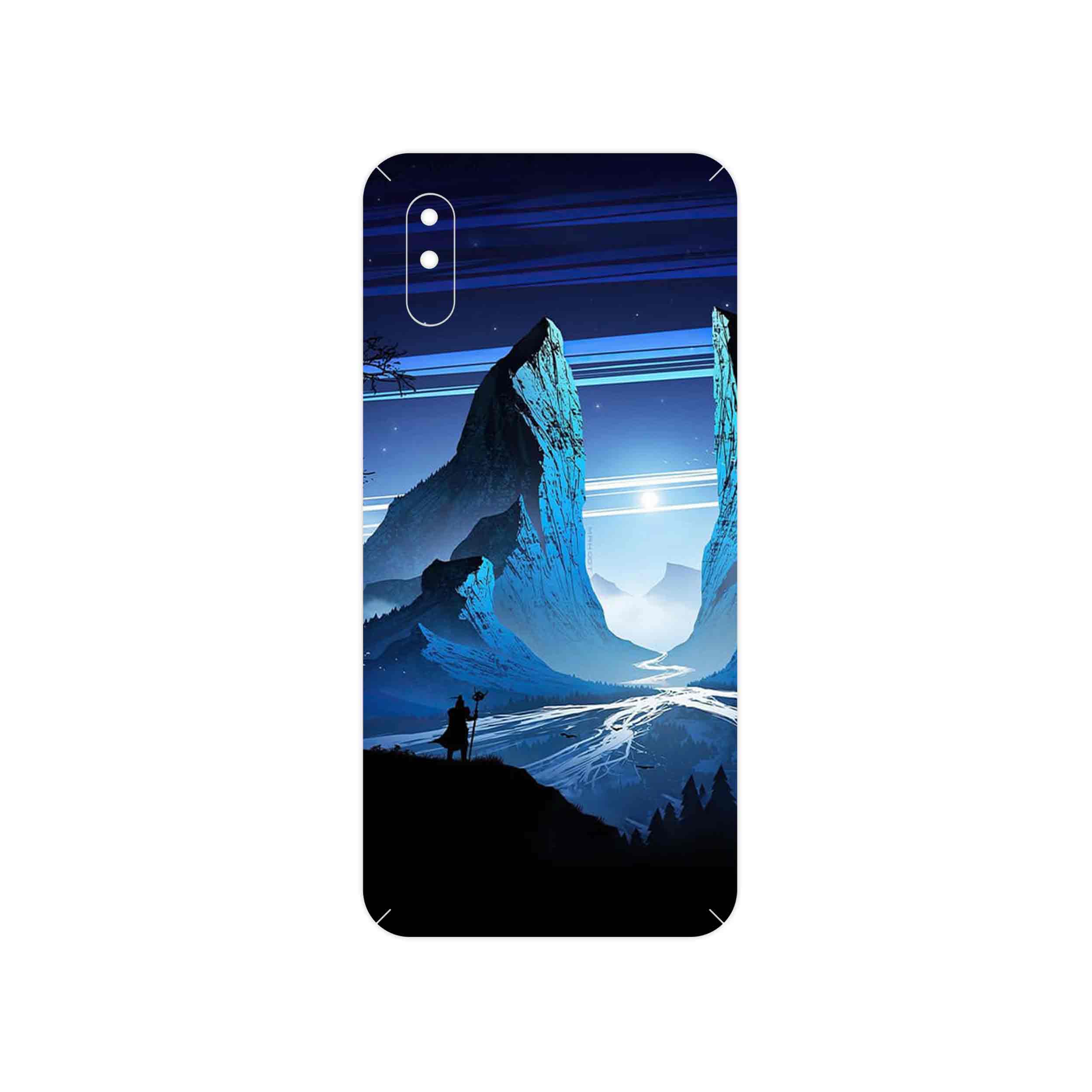برچسب پوششی ماهوت مدل Blue Mountains Digital Art مناسب برای گوشی موبایل شیائومی Redmi 9i Sport