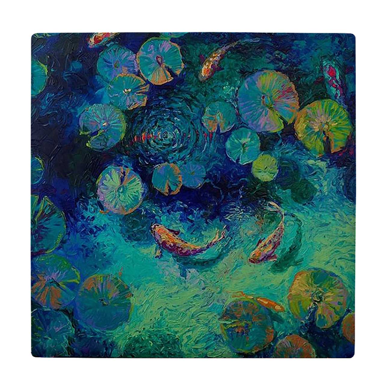  کاشی کارنیلا طرح حوض ماهی کد wkk1296