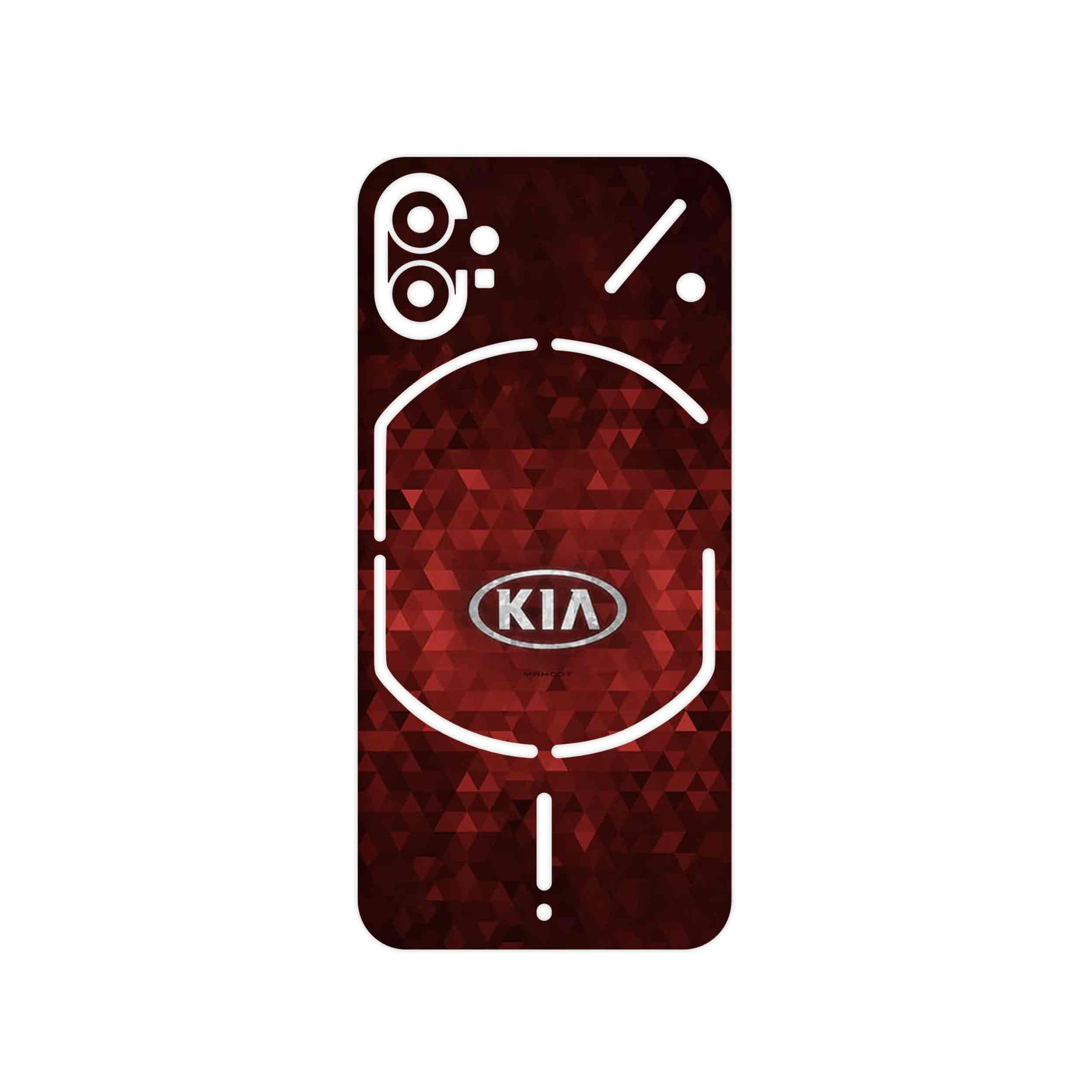 برچسب پوششی ماهوت مدل KIA_Logo مناسب برای گوشی موبایل ناتینگ Phone 1