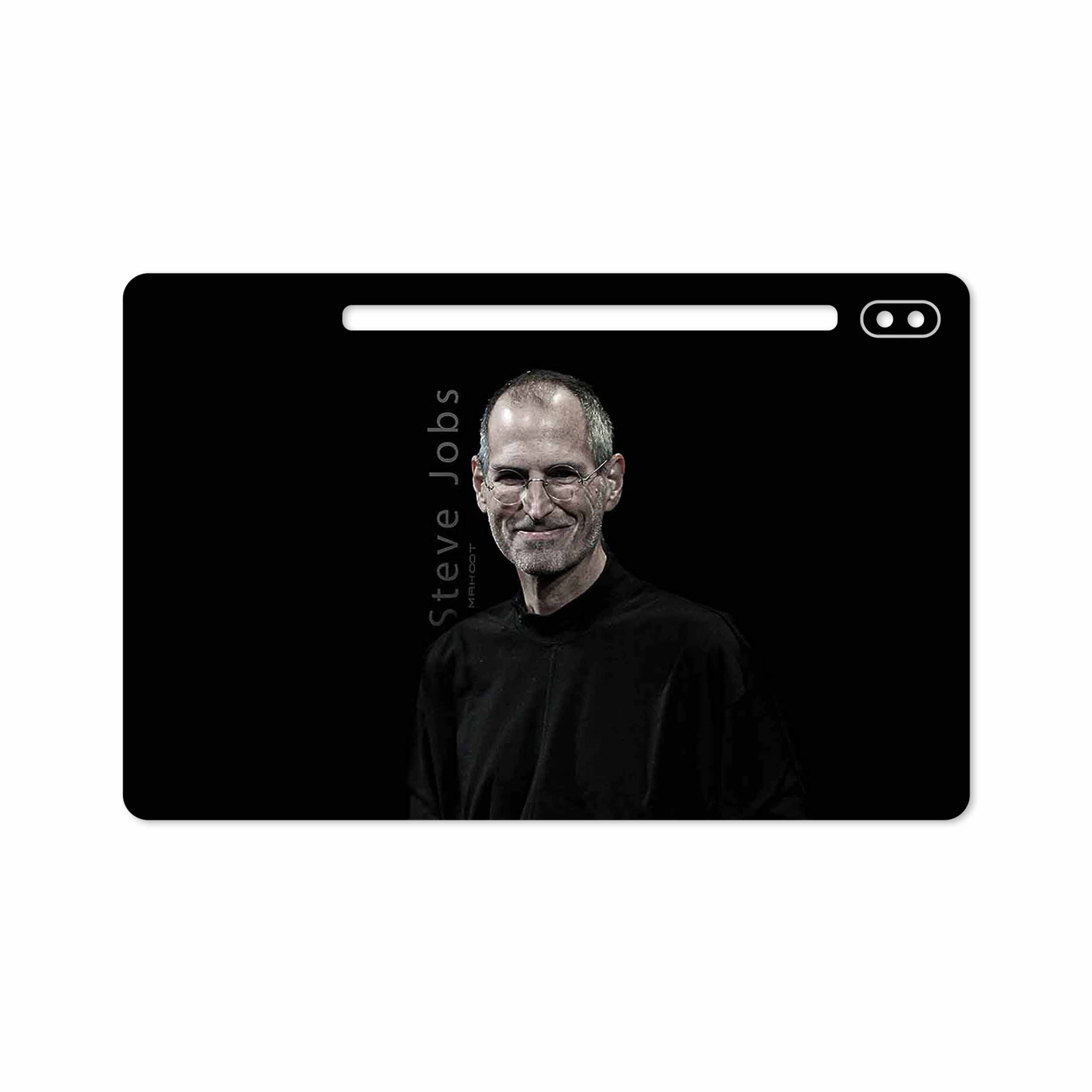 برچسب پوششی ماهوت مدل Steve Jobs مناسب برای تبلت سامسونگ Galaxy Tab S6 2019 SM-T865