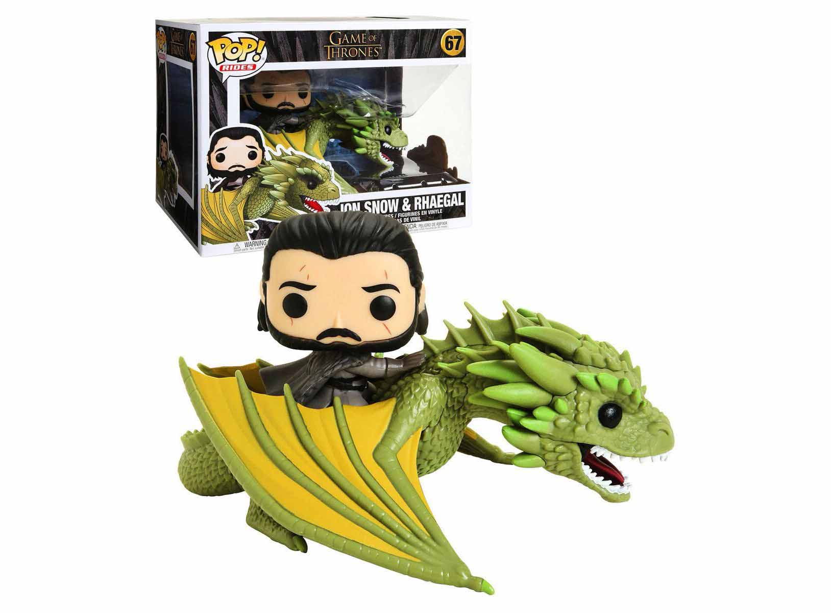 خرید عروسک POP! - اکشن فیگور جان اسنو بر روی رگال Jon Snow &amp; Rhaega با بهترین قیمت