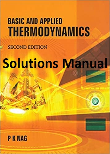 خرید و دانلود نسخه کامل کتاب Basic &amp; Applied Thermodynamics (2nd Edition) - PDF [Solutions Manual]