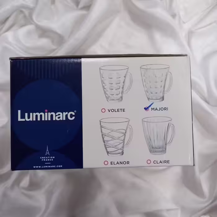 لیوان لومینارک مدل ماژور بسته 6 عددی