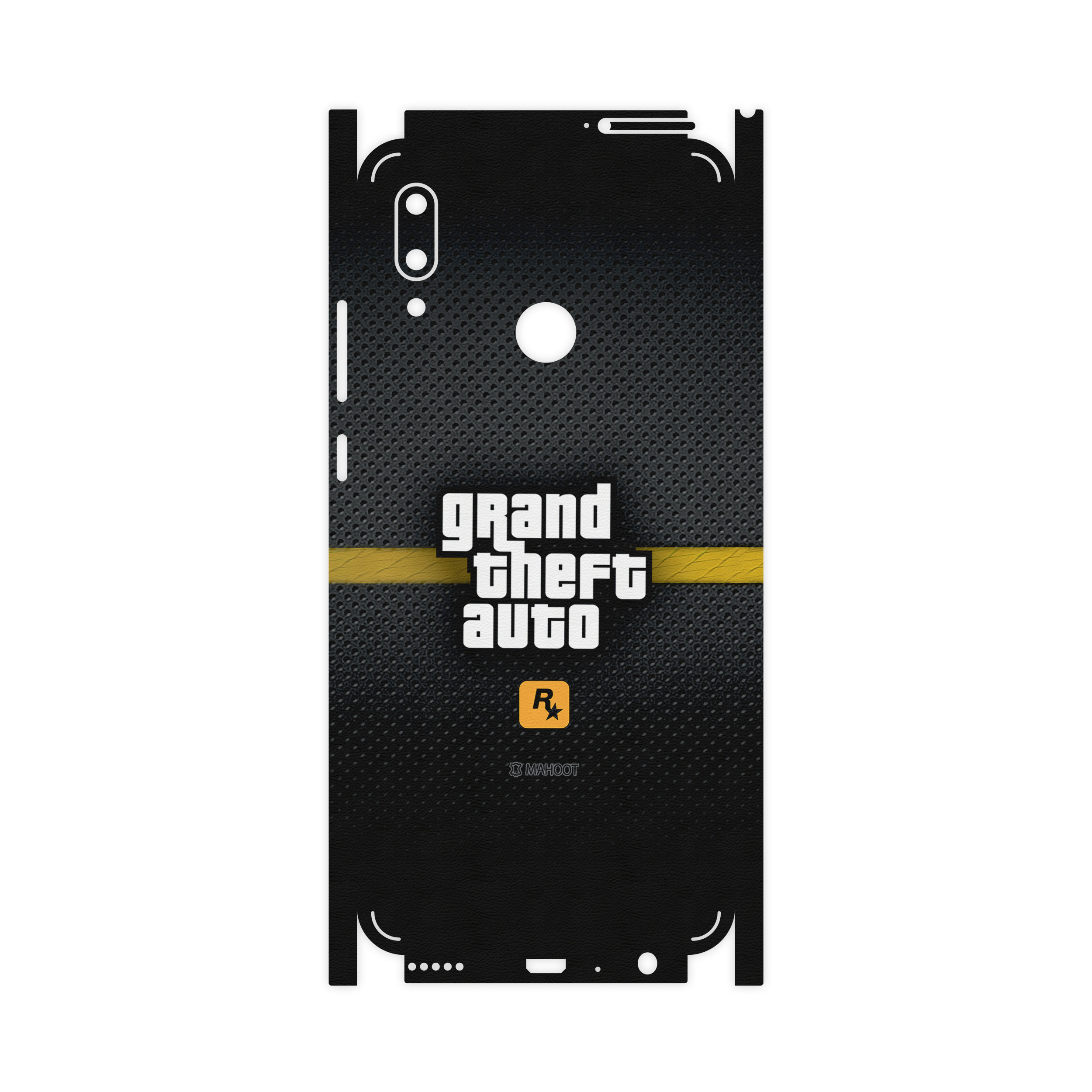 برچسب پوششی ماهوت مدل GTA-Game-FullSkin مناسب برای گوشی موبایل هوآوی P Smart 2019