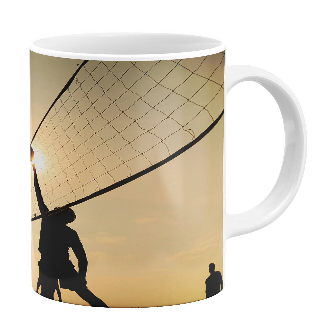 ماگ طرح والیبال کد 10610