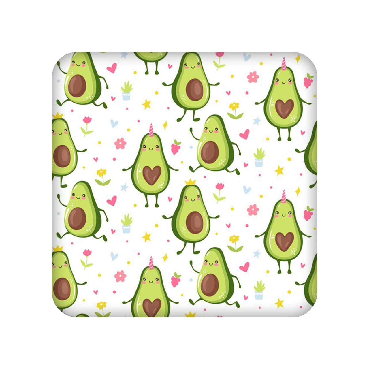 زیر لیوانی مدل آووکادو کد 1744