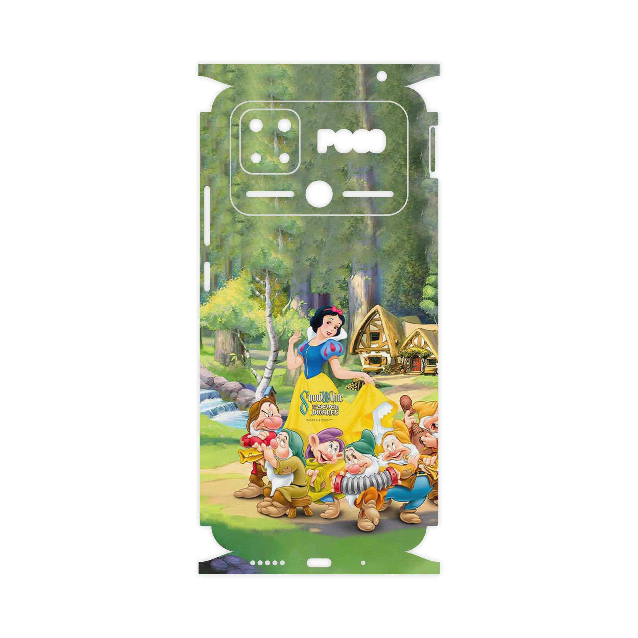 برچسب پوششی ماهوت مدل Snow White-FullSkin مناسب برای گوشی موبایل شیائومی Poco C40
