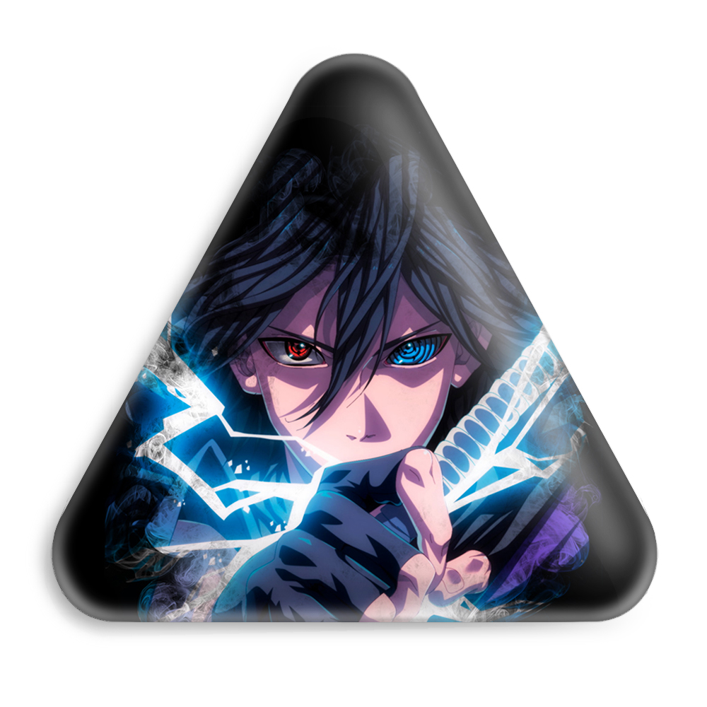 پیکسل خندالو طرح ساسکه اوچیها انیمه ناروتو مدل مثلثی کد 11262