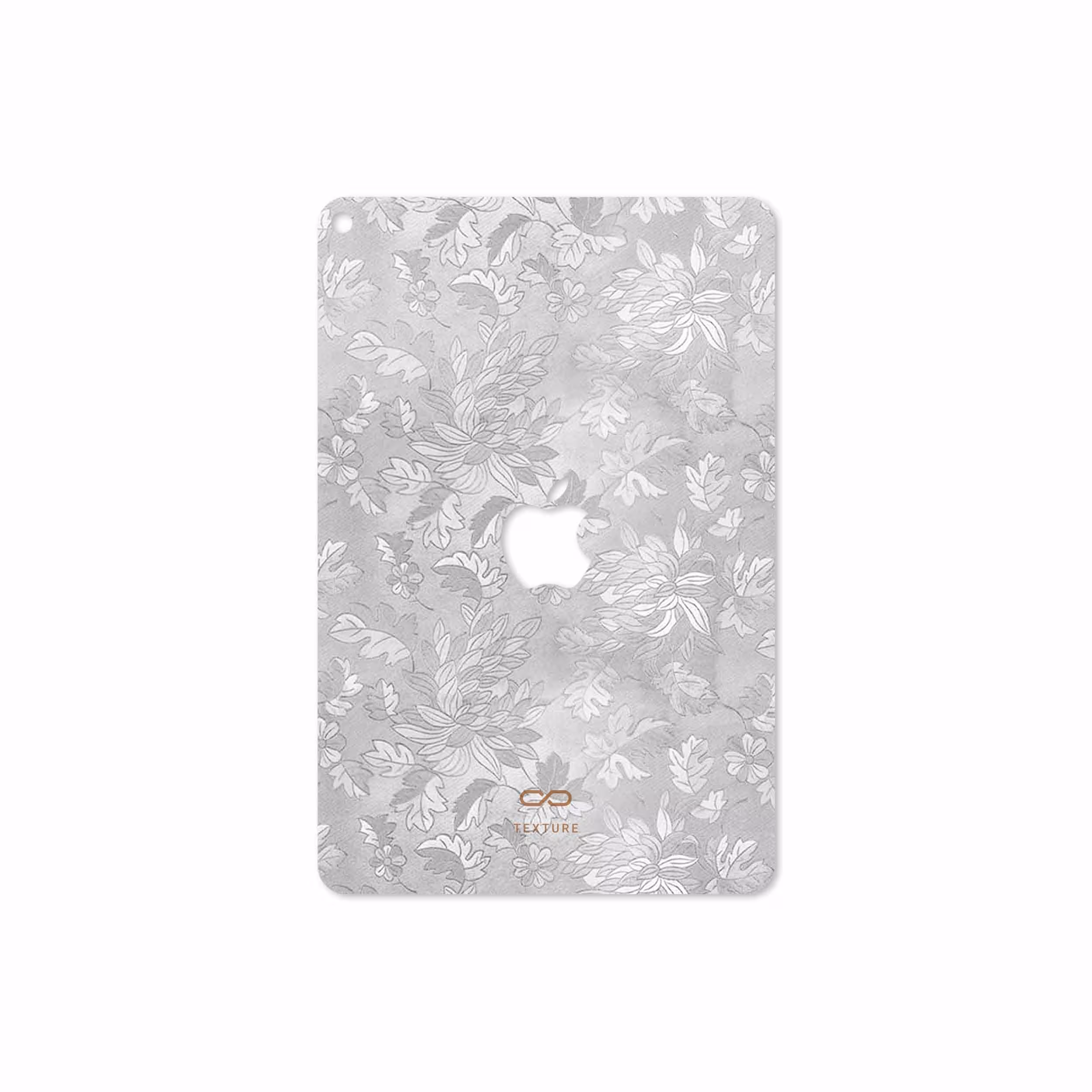 برچسب پوششی ماهوت مدل Silver-Wildflower مناسب برای تبلت اپل iPad mini (GEN 5) 2019 A2125