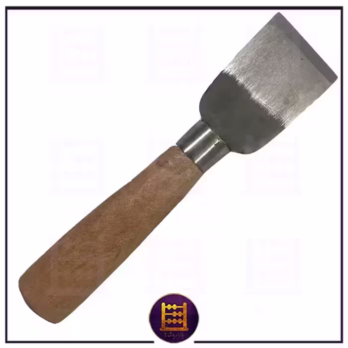 گزن برش و نازک کردن چرم دوزی ایرانی تیغ فولادی دسته چوبی