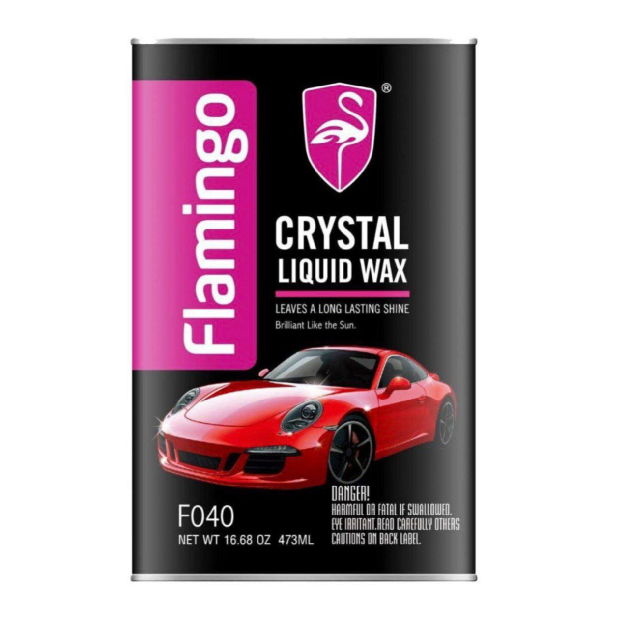 واکس بدنه سرامیک و ابگریز خودرو فلامینگو مدل F040 حجم 473 میلی لیتر