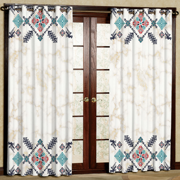 پرده مدل مخمل پانچی کد 1 سایز 280x140 سانتی متر