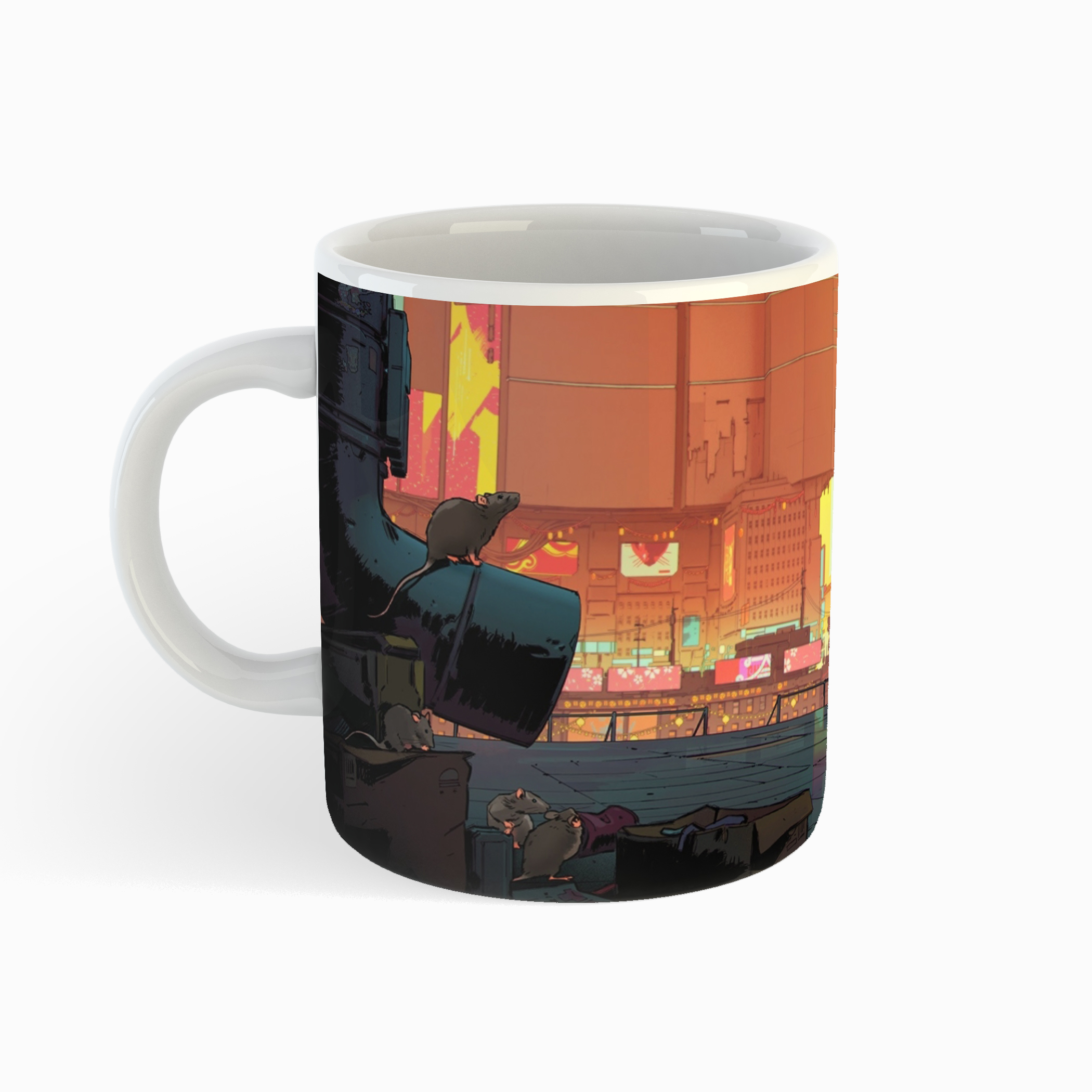 ماگ طرح بازی Cyberpunk مدل ps5 کد 05