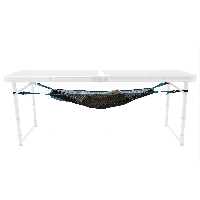 میز کمپ مشکی سیاه کمپینگ شبکه ذخیره اردوگاه Decathlon