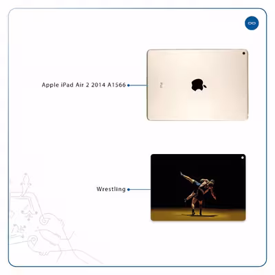 برچسب پوششی ماهوت مدل Wrestling مناسب برای تبلت اپل iPad Air 2 2014 A1566