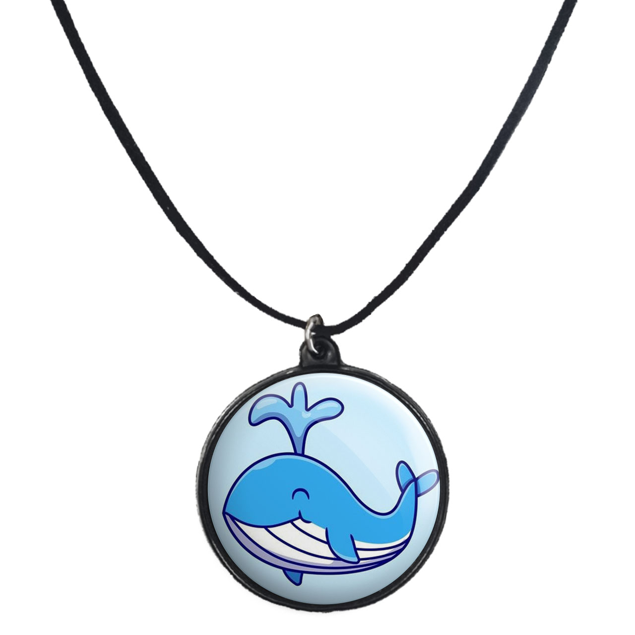 گردنبند پرمانه طرح حیوانات کیوت کد pmb.21404 مدل دو طرفه