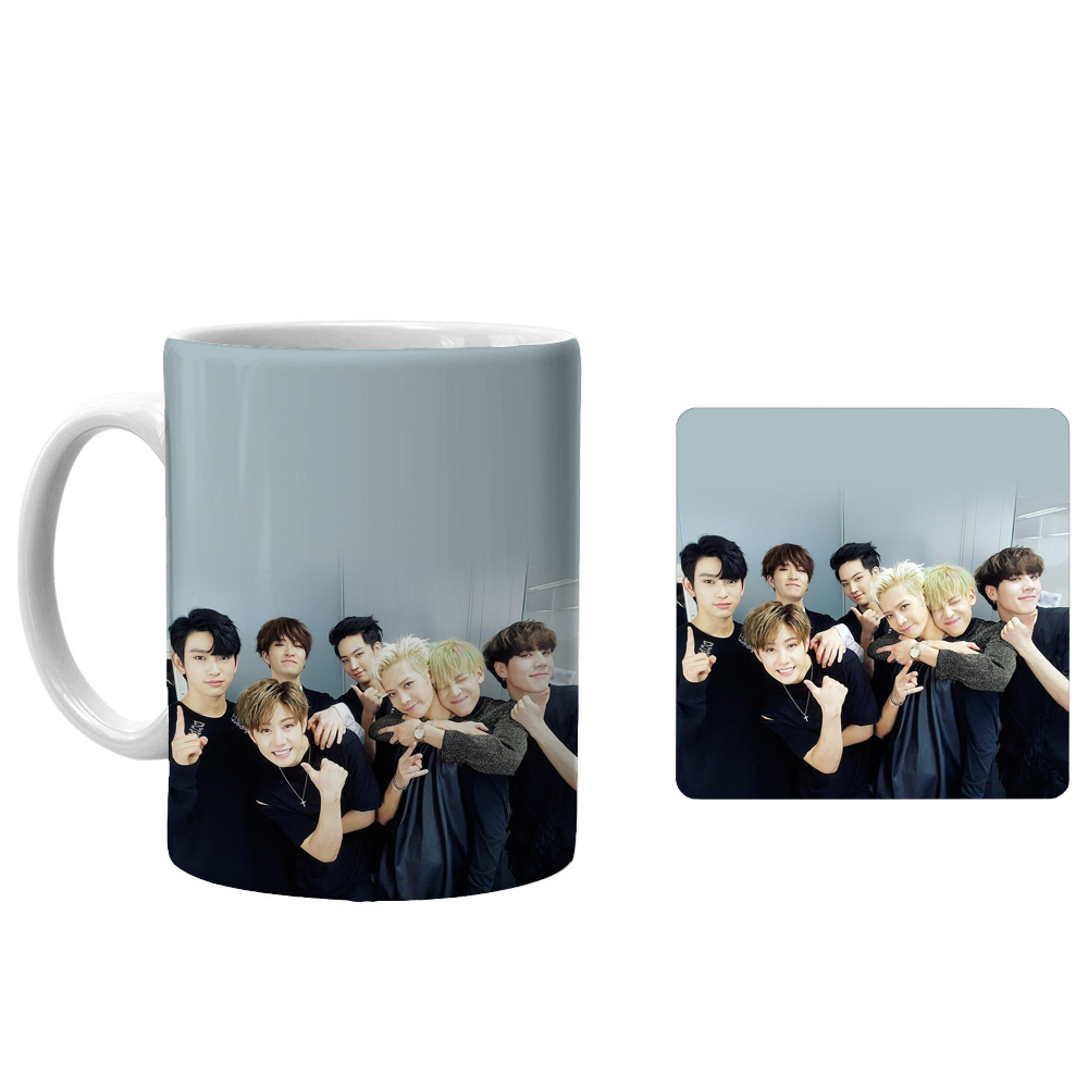 ماگ طرح گات سون got7 کد xg3 به همراه زیرلیوانی 