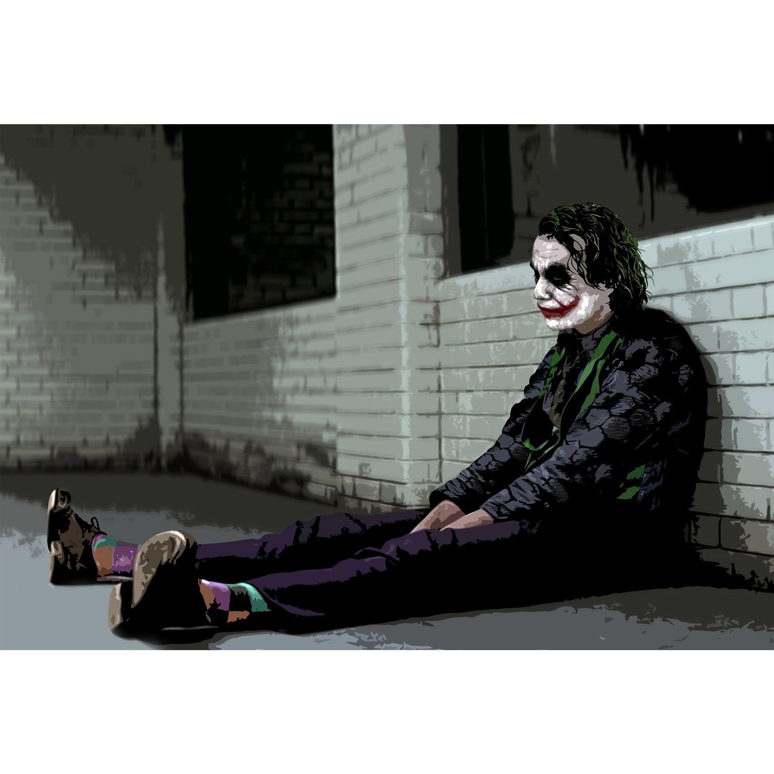 تابلو شاسی طرح جوکر شوالیه تاریکی مدل T1056