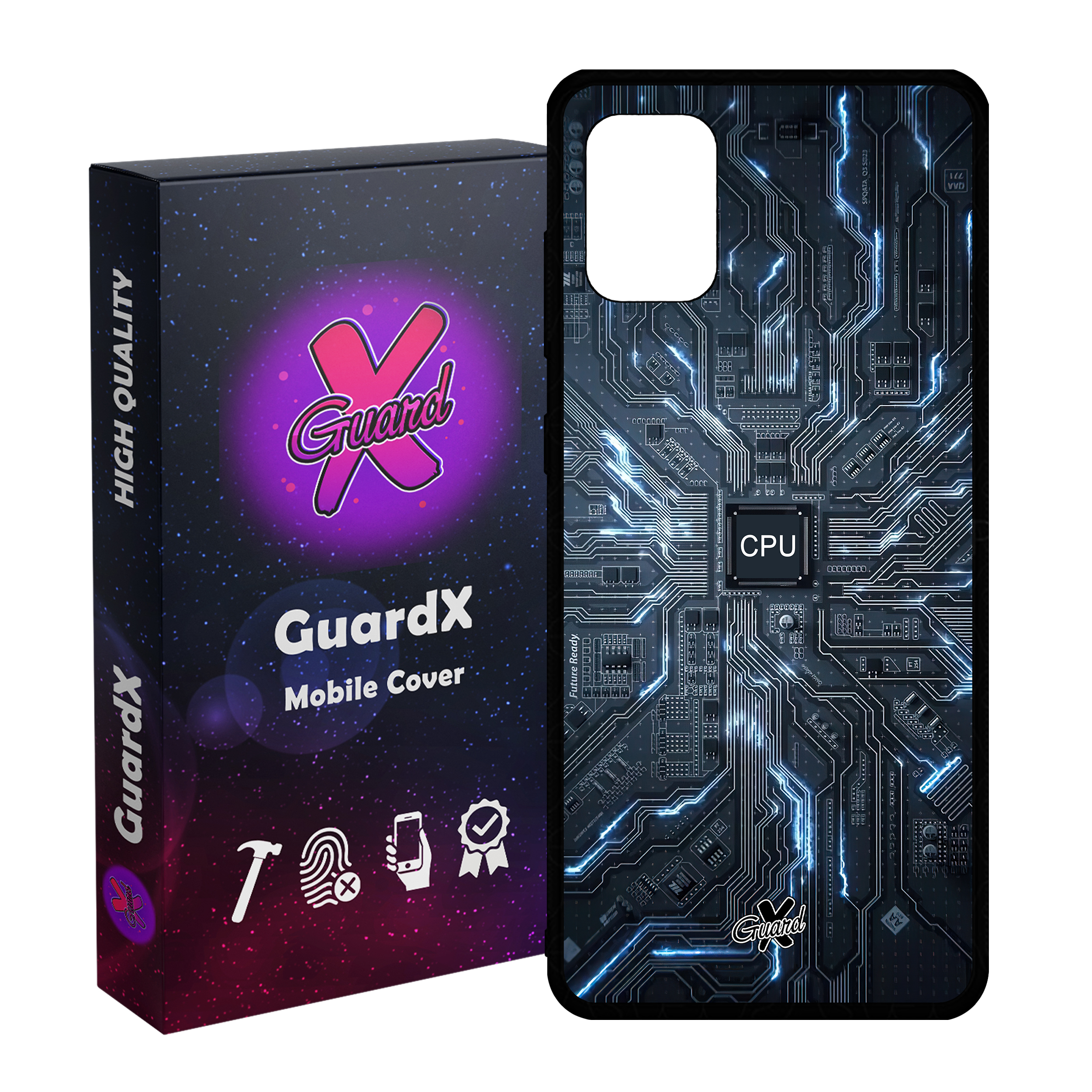 کاور گارد ایکس طرح CPU مدل Glass10504 مناسب برای گوشی موبایل سامسونگ Galaxy A51 4G