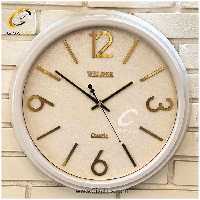 ساعت دیواری اورجینال ولدر PVC سفید| کد رفرنس 560