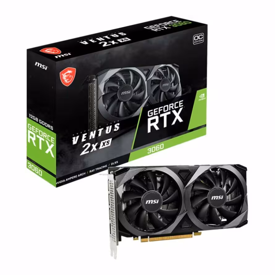کارت گرافیک ام اس آی RTX 3060 VENTUS 2X XS 12G OC