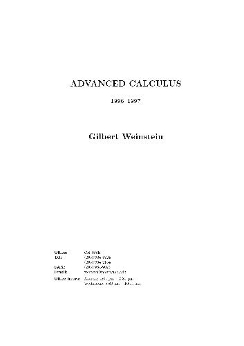 خرید و دانلود نسخه کامل کتاب Advanced calculus