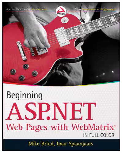 خرید و دانلود نسخه کامل کتاب Beginning ASP.NET Web pages with WebMatrix