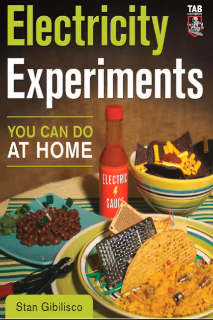 خرید و دانلود نسخه کامل کتاب Electricity Experiments You Can Do At Home - PDF
