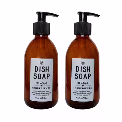 پمپ مایع ظرفشویی مدل  DOUBLE DISH SOAP مجموعه دو عددی