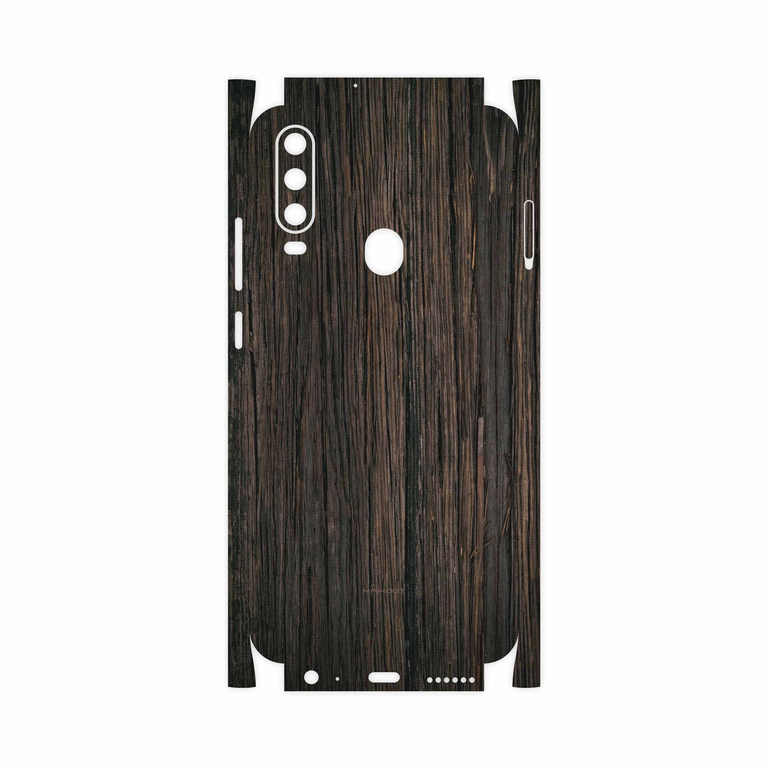 برچسب پوششی ماهوت مدل Burned Wood-FullSkin مناسب برای گوشی موبایل جی ال ایکس Shahin 2