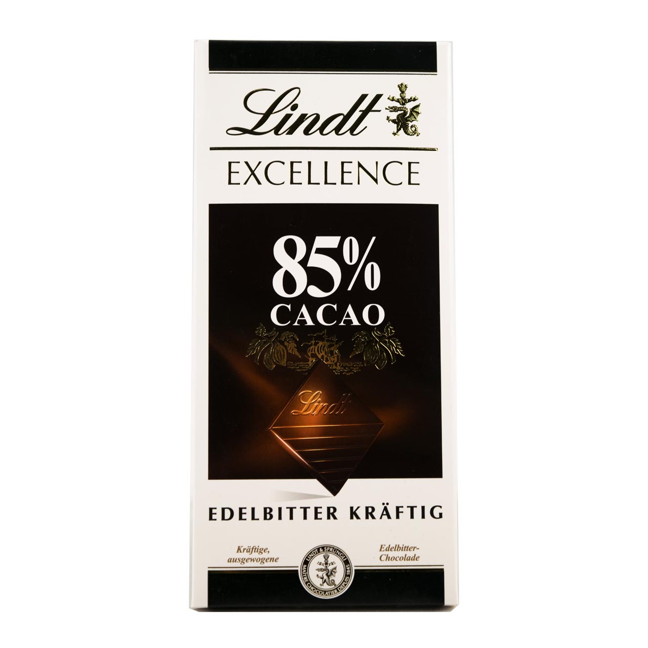 شکلات تلخ 85 درصد 100 گرم اکسلنس لینت - lindt