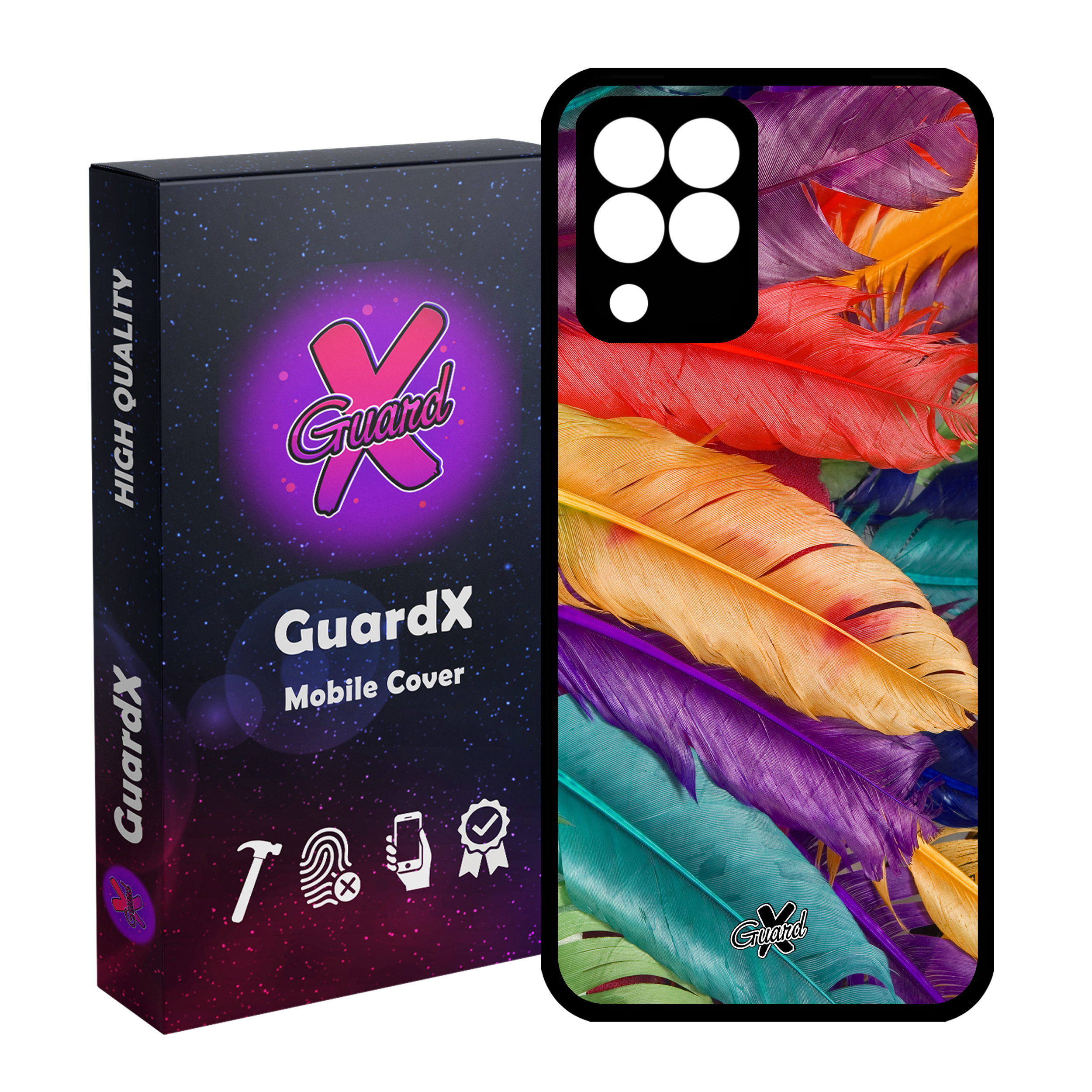 کاور گارد ایکس طرح Feather مدل Glass10180 مناسب برای گوشی موبایل سامسونگ Galaxy M33/M33 5G