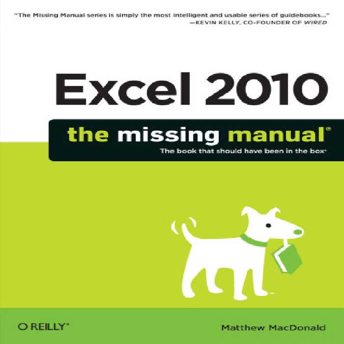 خرید و دانلود نسخه کامل کتاب Excel 2010: The Missing Manual