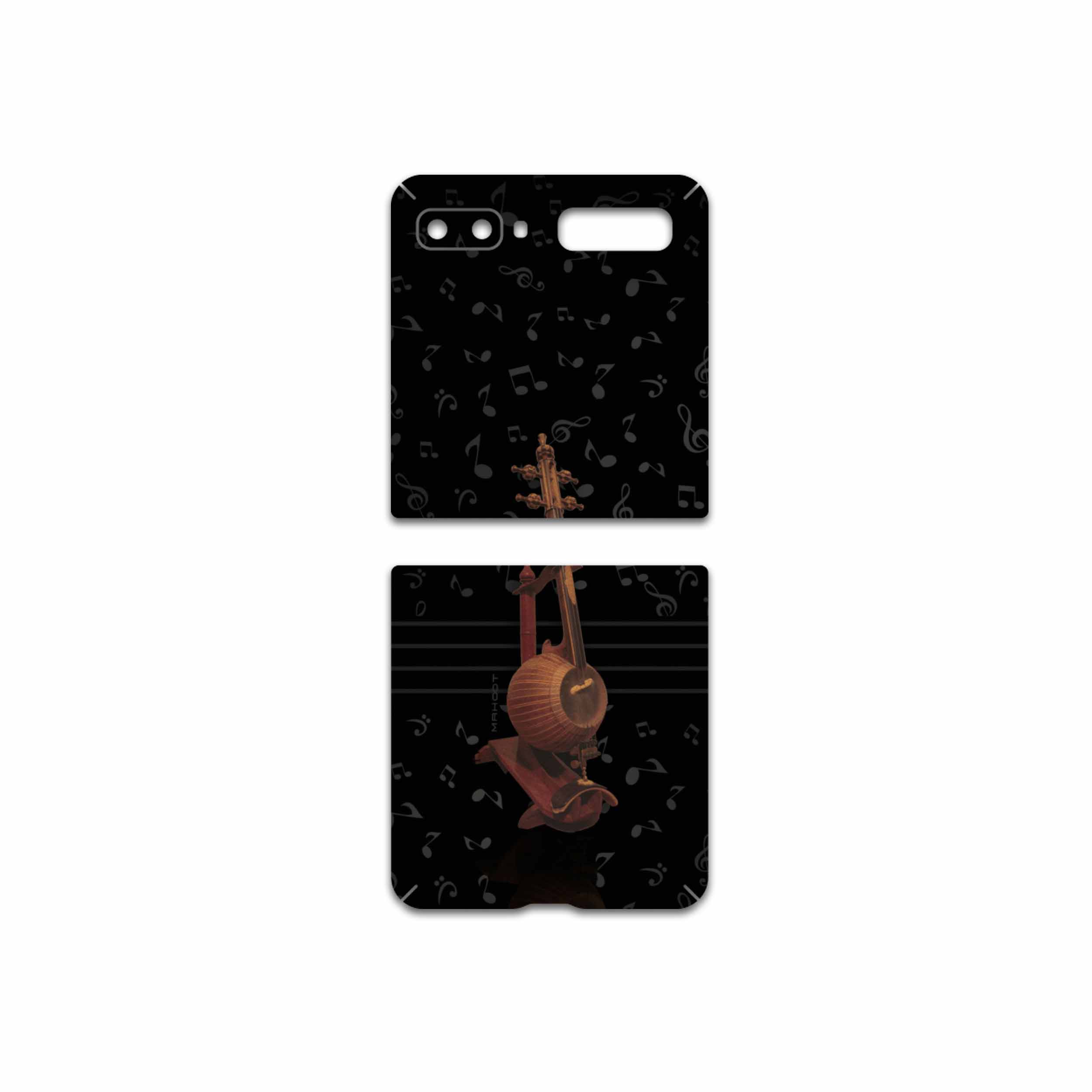 برچسب پوششی ماهوت مدل Persian-Fiddle-Instrument مناسب برای گوشی موبایل سامسونگ Galaxy Z Flip