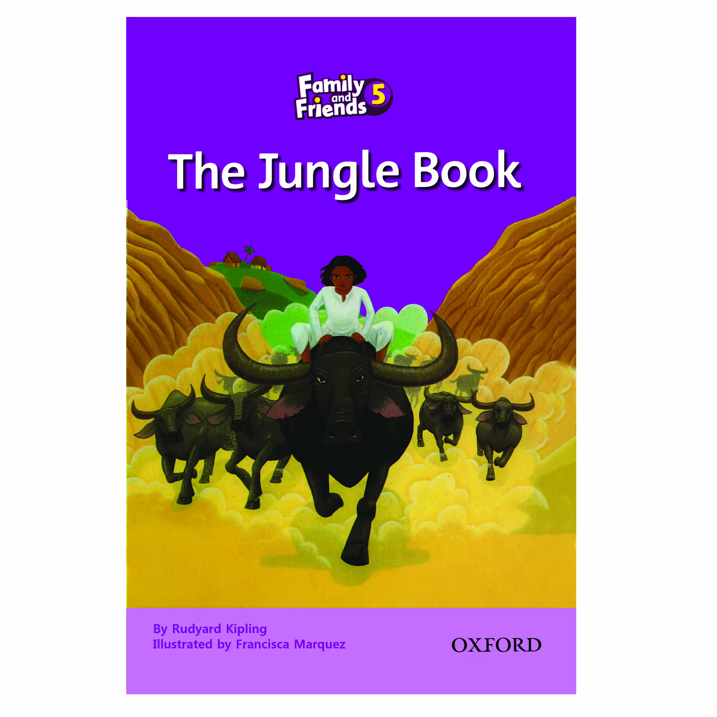 کتاب Family And Friends 5 The Jungle Book اثر Rudyard Kipling انتشارات Oxford
