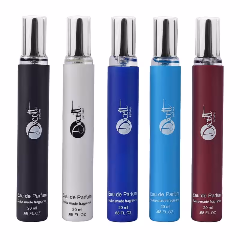 عطر جیبی مردانه دکلت مدل FANTASTIC  حجم 20 میلی لیتر مجموعه 5 عددی