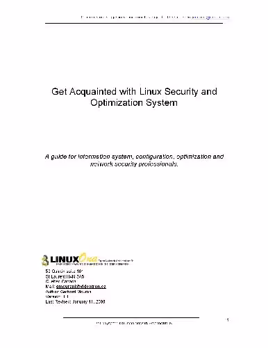 خرید و دانلود نسخه کامل کتاب Get Acquainted with Linux Security and Optimization System