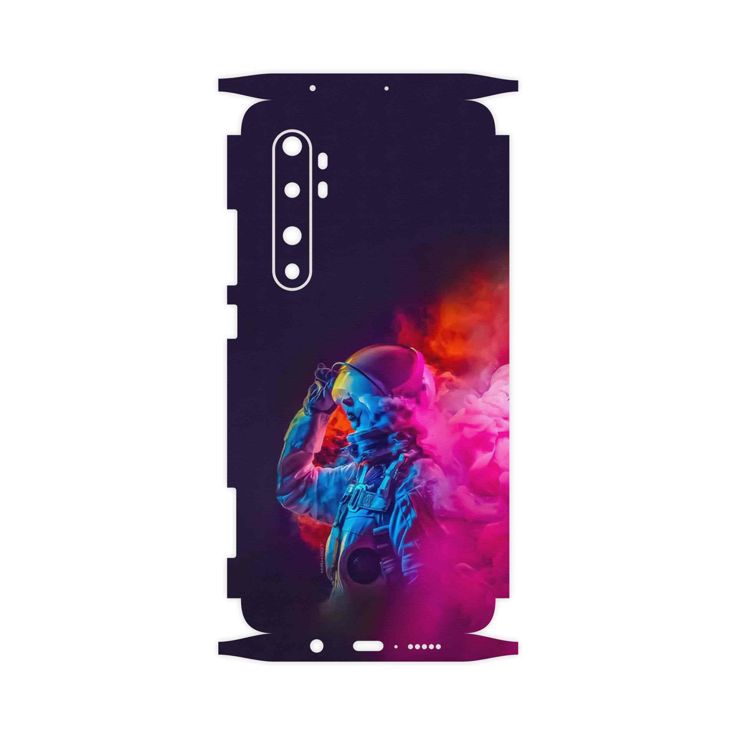 برچسب پوششی ماهوت مدل Smoke Rainbow Digital Art 1-FullSkin مناسب برای گوشی موبایل شیائومی Mi Note 10 Lite