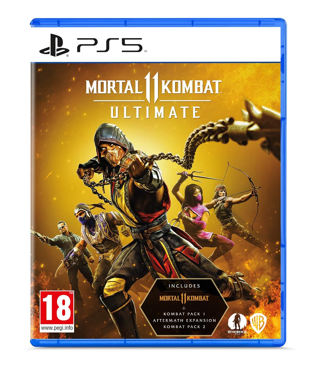 دیسک بازی Mortal Kombat 11 Ps5 کارکرده استوک