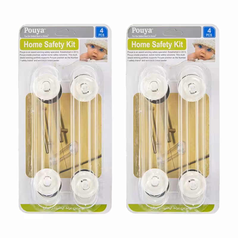قفل درب کابینت مدل Home Safety Kit دو بسته 4 عددی