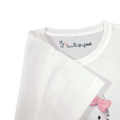 تی شرت بچگانه پرمانه طرح Kitty کد pmt.2398