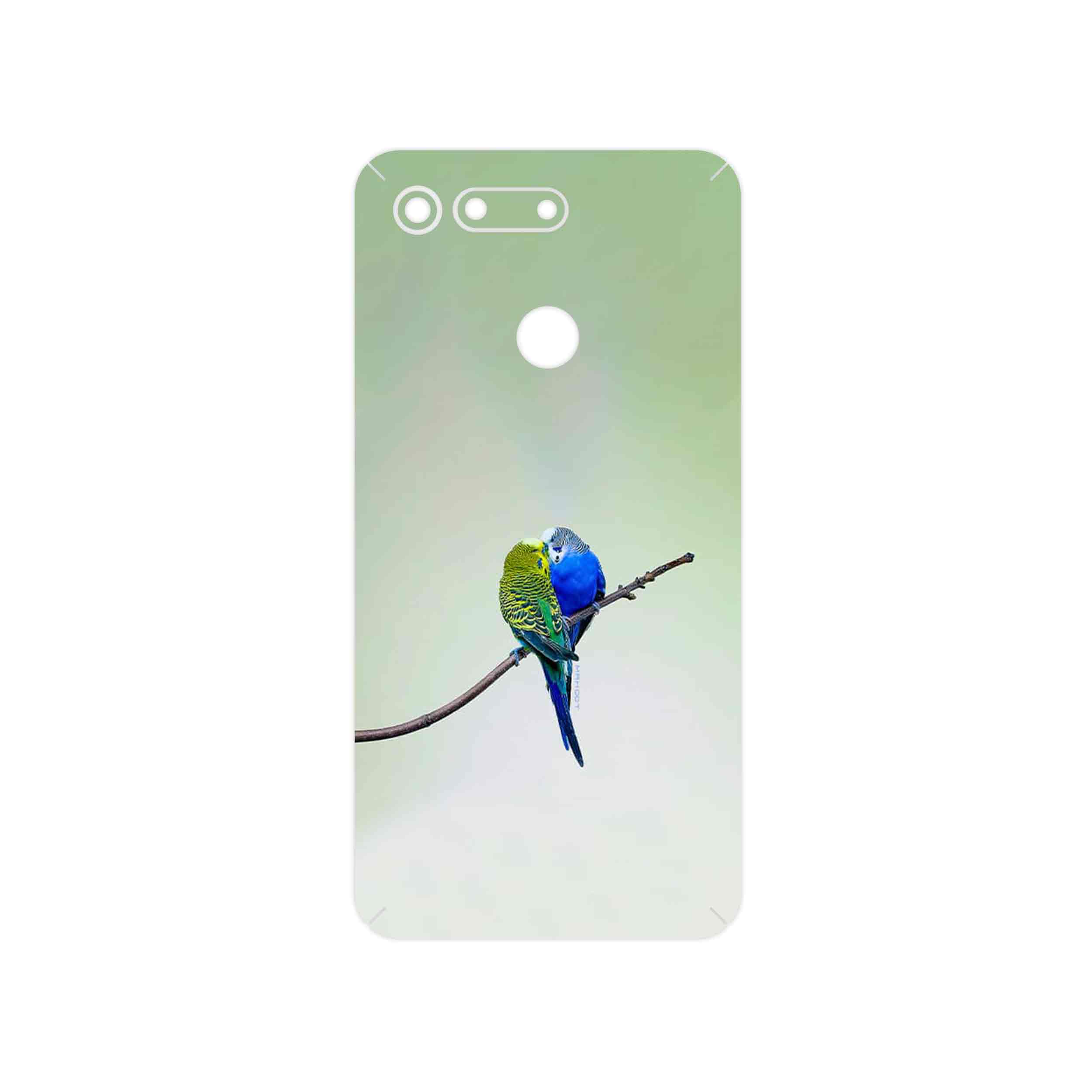 برچسب پوششی ماهوت مدل Lovebird مناسب برای گوشی موبایل آنر View 20